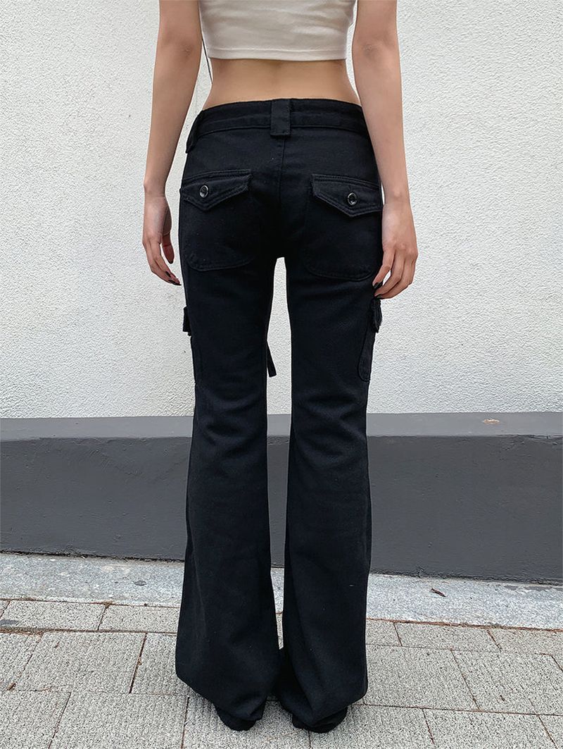 CARGO SLIM BOOTS CUT PANTS (2C)