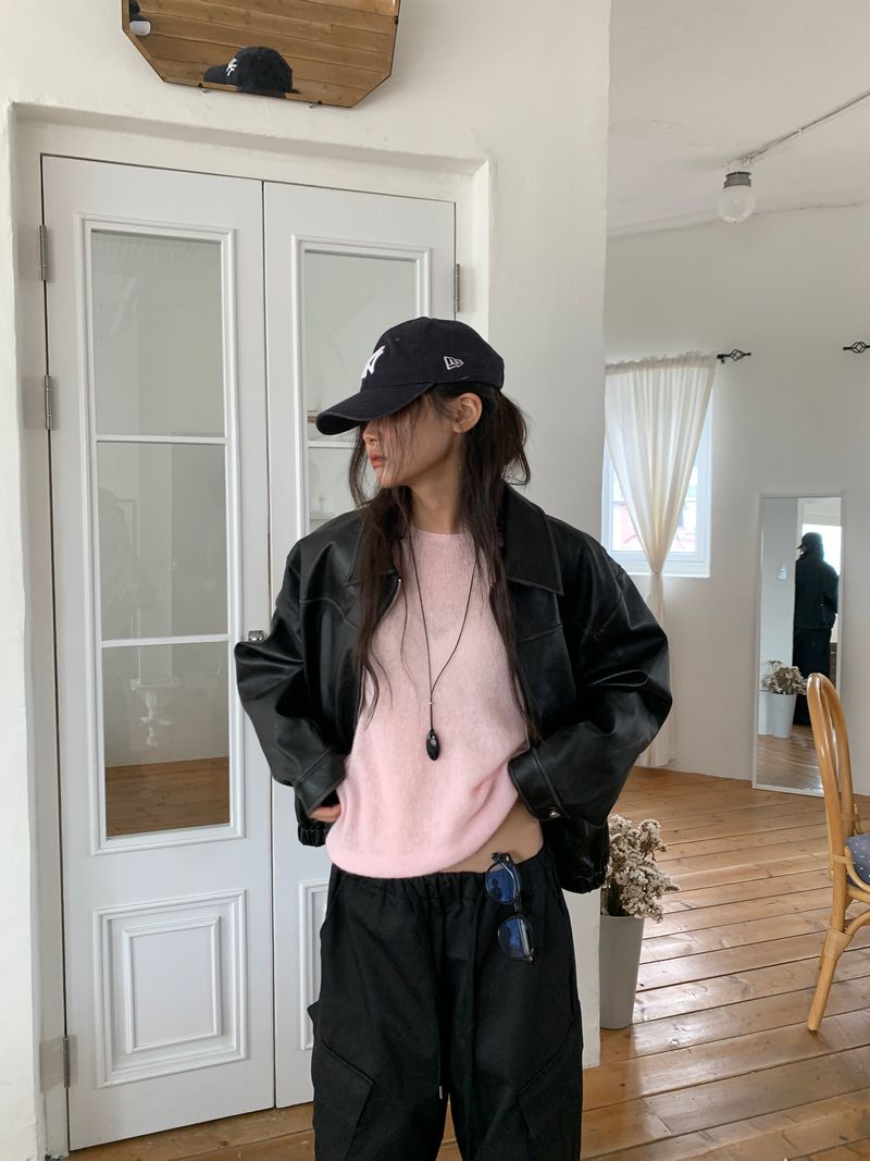 MOHAIR WHOLEGARMENT KNIT (3C)