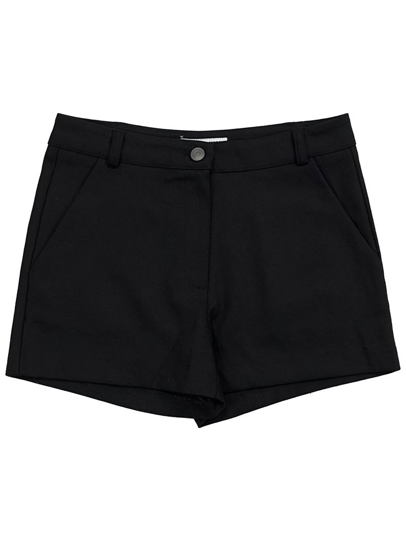 winter leather pocket short pants
