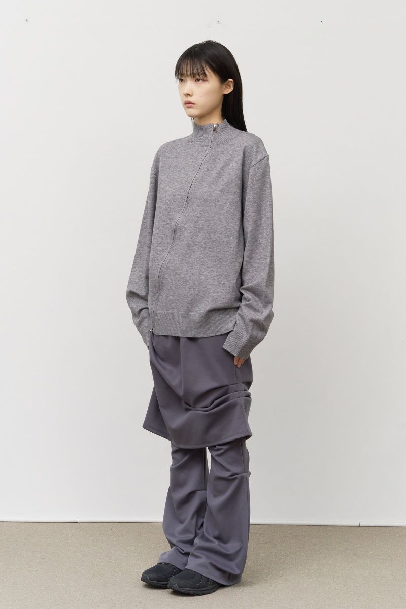 Nito Slash Knitted Zip Up