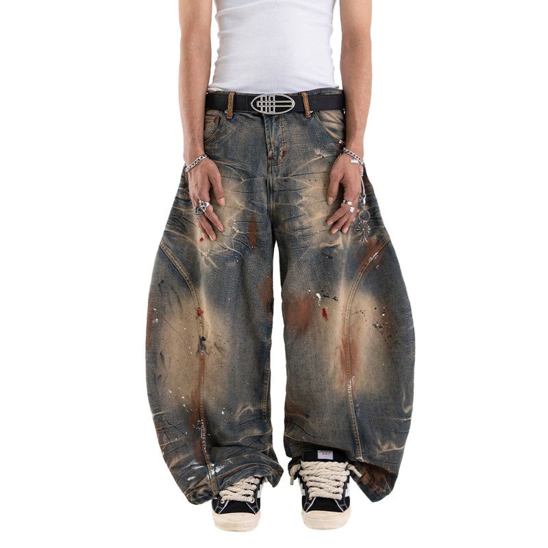 DENIMITUP（デニミタップ）の「A1 Wide Barrel - Vintage Blue Monett - Jeans（Pants）」
