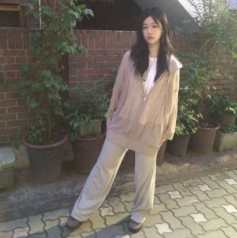 Stripe Slim Pants (3c)