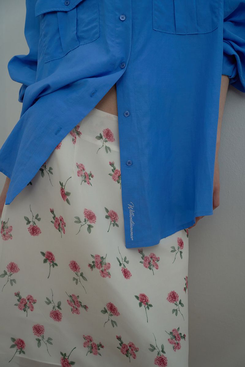 Pocket over shirt_blue
