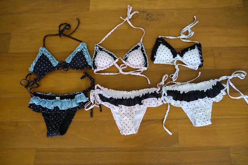 frill dot bikini