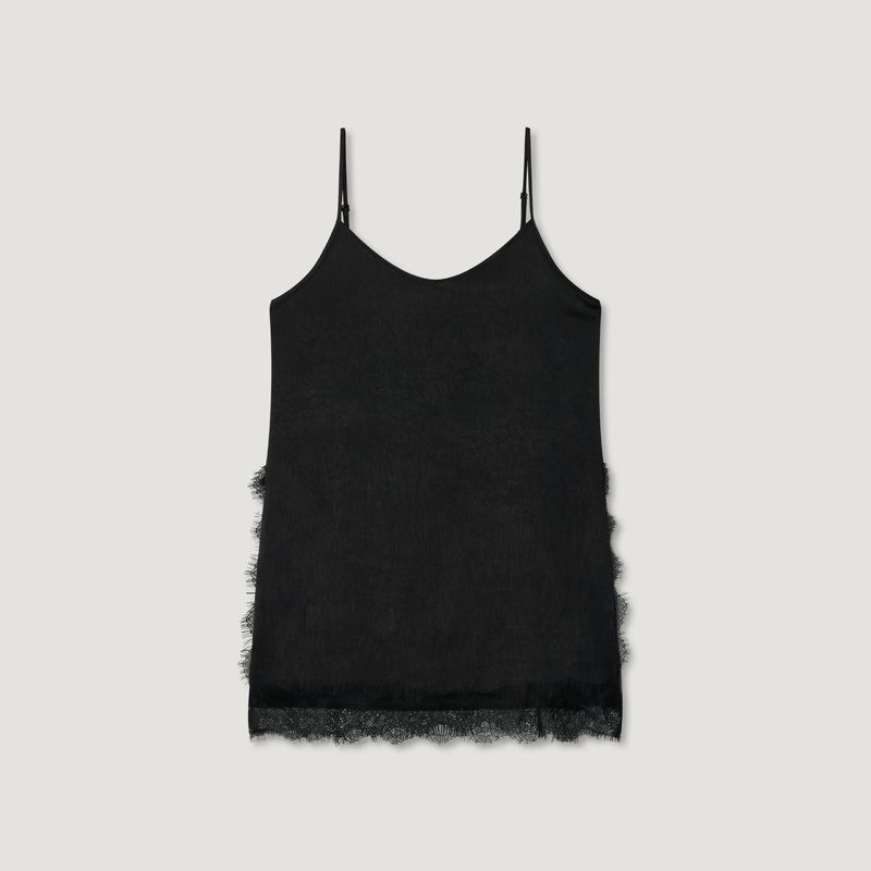 Melrose Satin Lace Top
