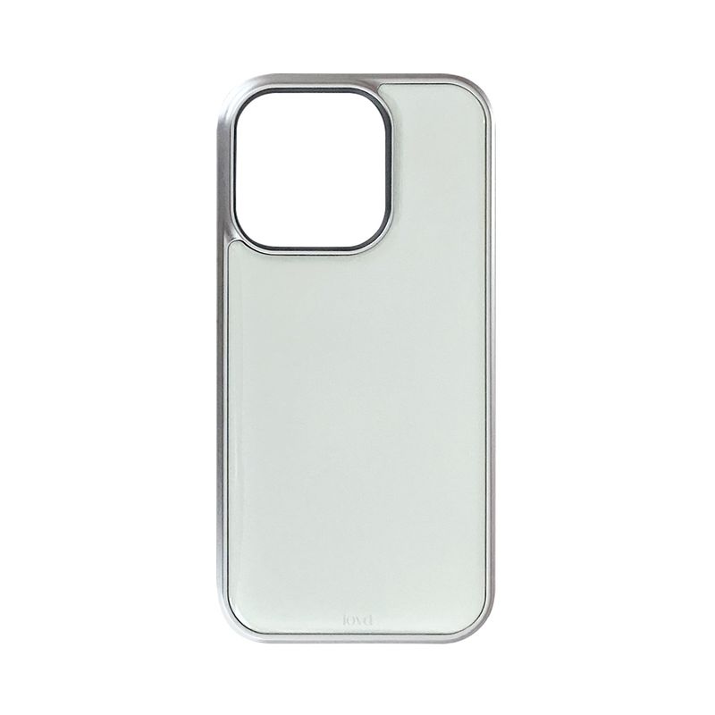 [MADE] VANILA PHONE CASE (epoxy silver bumper)