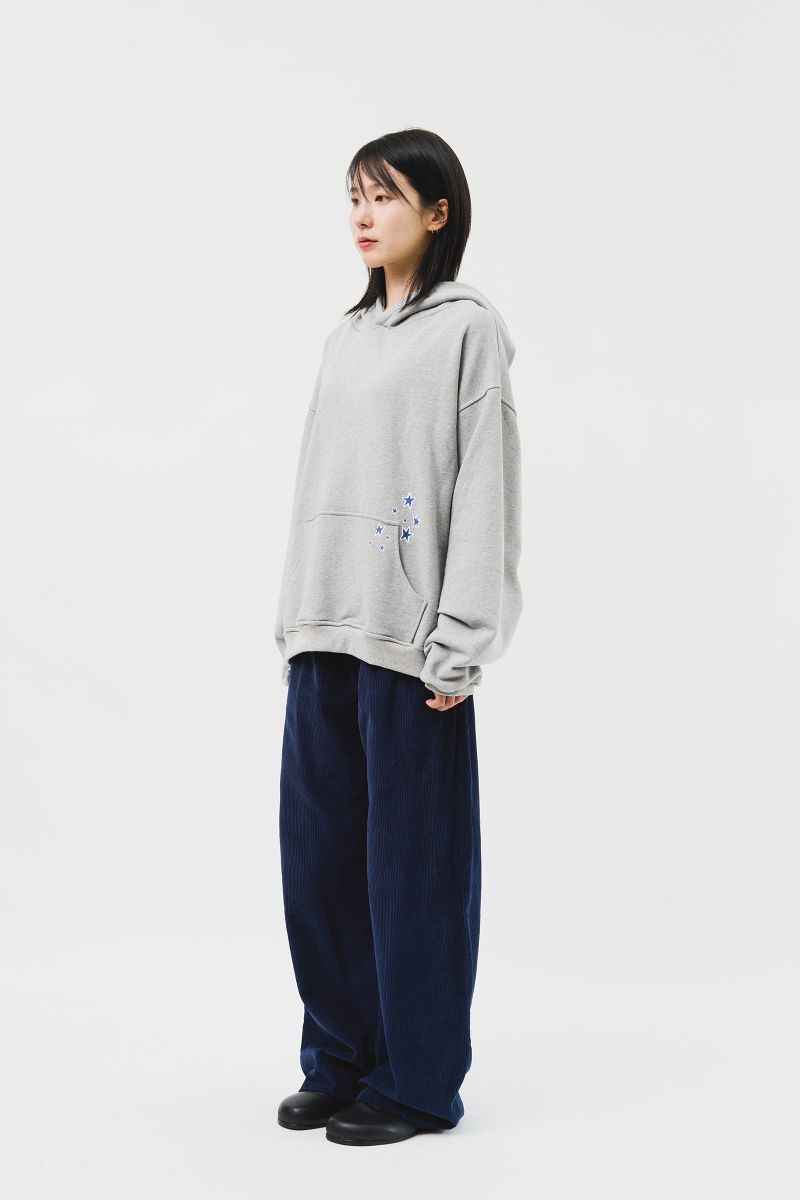 (MADE) Blue Star Softy Hoodie_Grey
