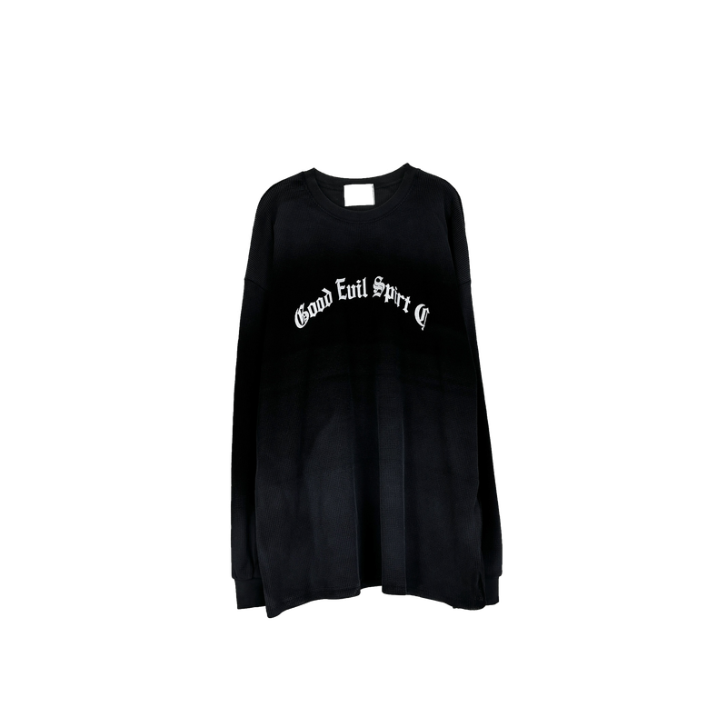 waffle dirty lettering long sleeve