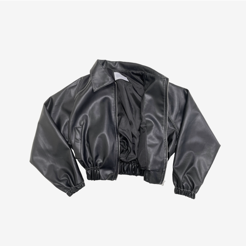 Roya Stitch Leather Jacket