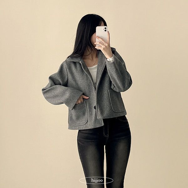 Rein pocket short coat jacket