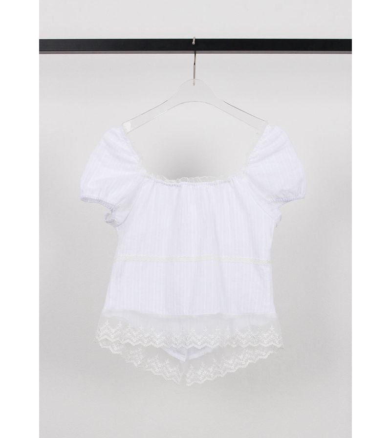 ROSY LACE BLOUSE
