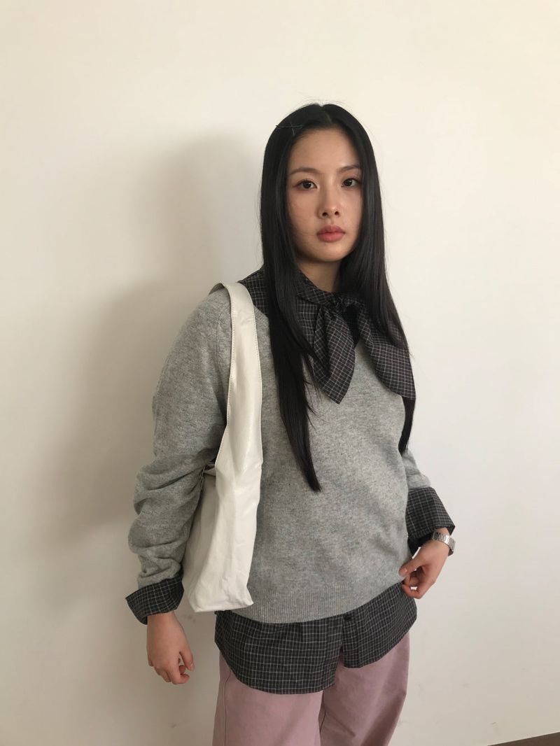 ロウキーバックルショルダーバッグ (3color)