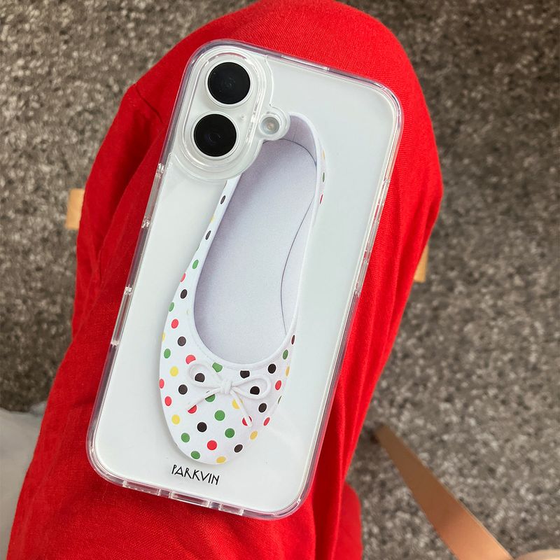 [jellyhard] colorful dot shoes case 