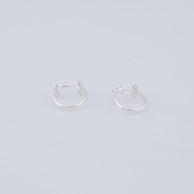 【MADE】 chiffon curve earring
