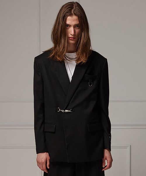 Nineeleven（ナインイレブン）の「Buckle suit jacket（Jackets/Outerwear）」