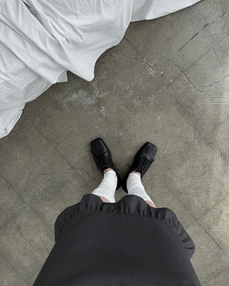 Oxford lace loafer