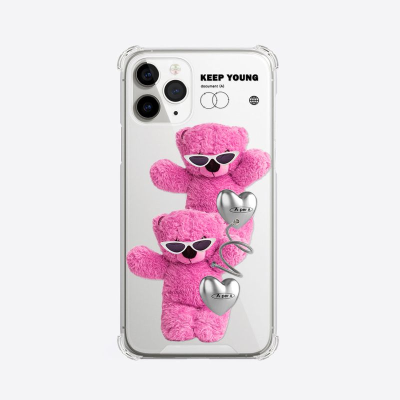 A per A(エイパーエイ)の「Dancing pink bear(Hats)」