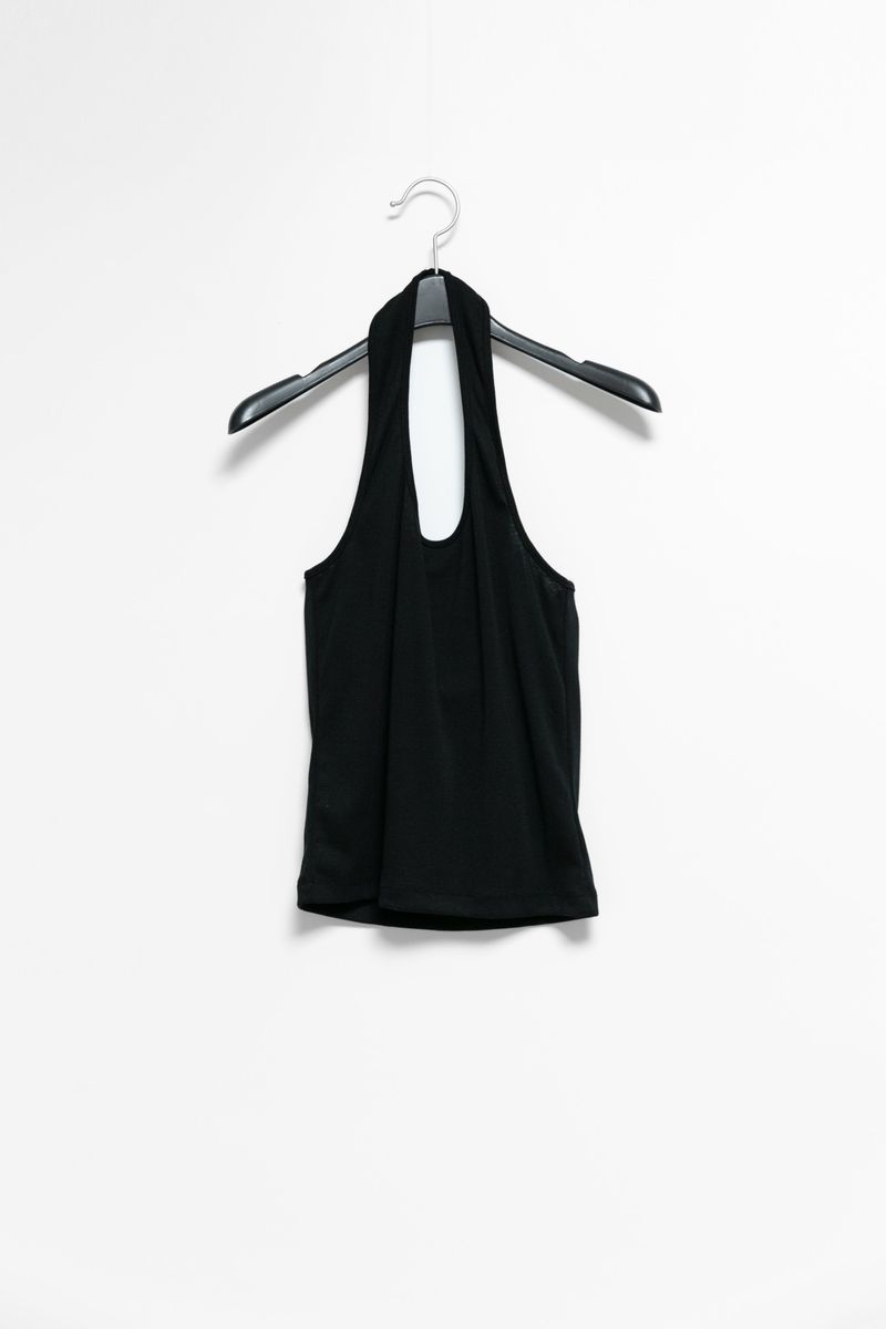 soft halterneck sleeveless top(3colors)