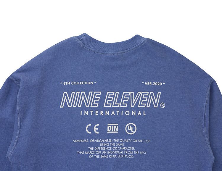 Pigment washed crewneck