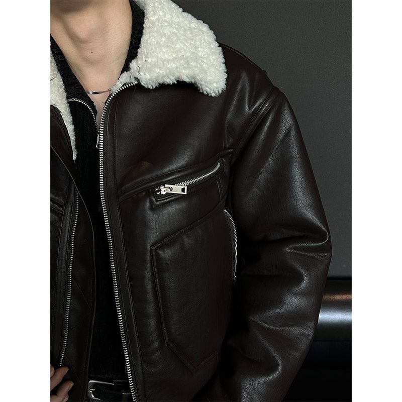  [F/W] Biker leather mustang(2color)