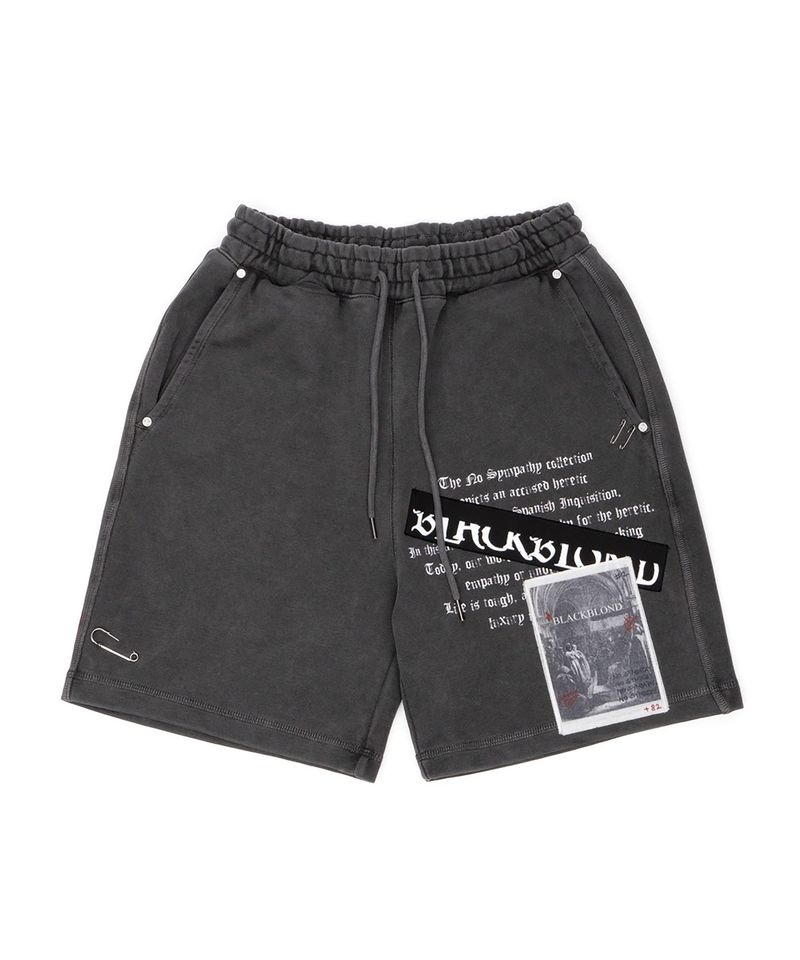 BLACKBLOND（ブラックブロンド）の「BBDチャオズパッチピグメントスウェットショーツ (Charcoal)（パンツ）」