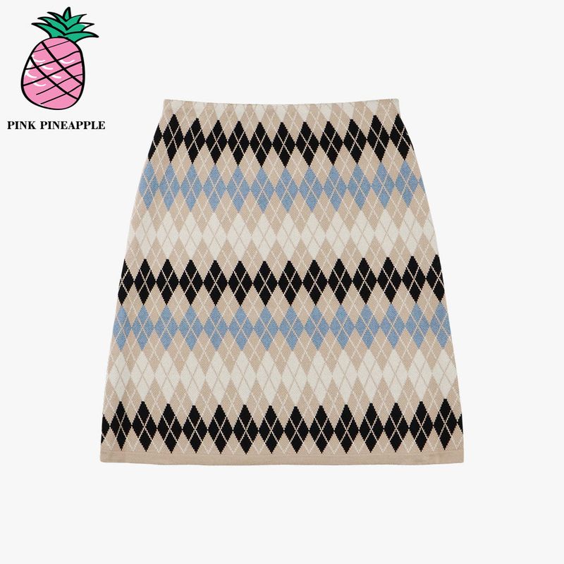 ARGYLE MINI SKIRT