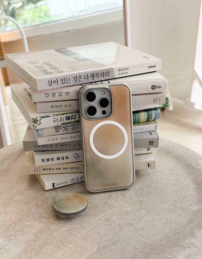 [MADE] OAT シルバーエポキシ MagSafe iPhoneケース 