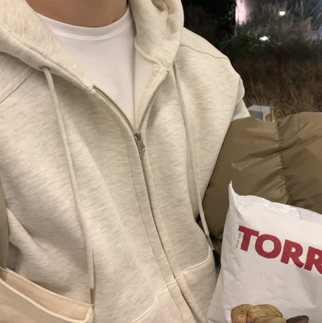 【Setup】Logane Base Brushed 2-WAY Hooded Zip-Up Setup