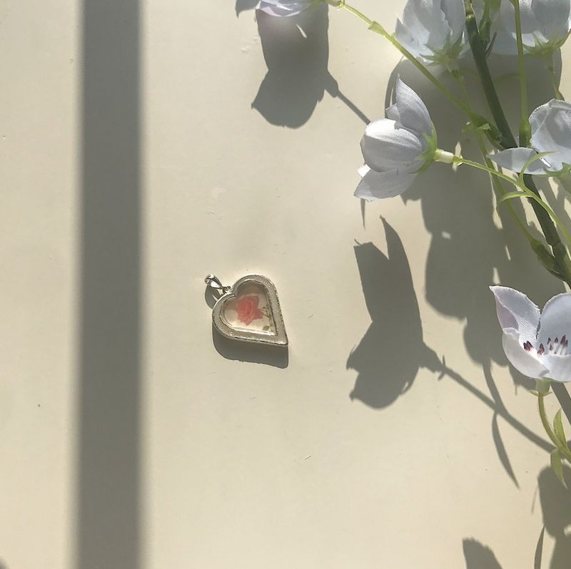 First love necklace with pearl
