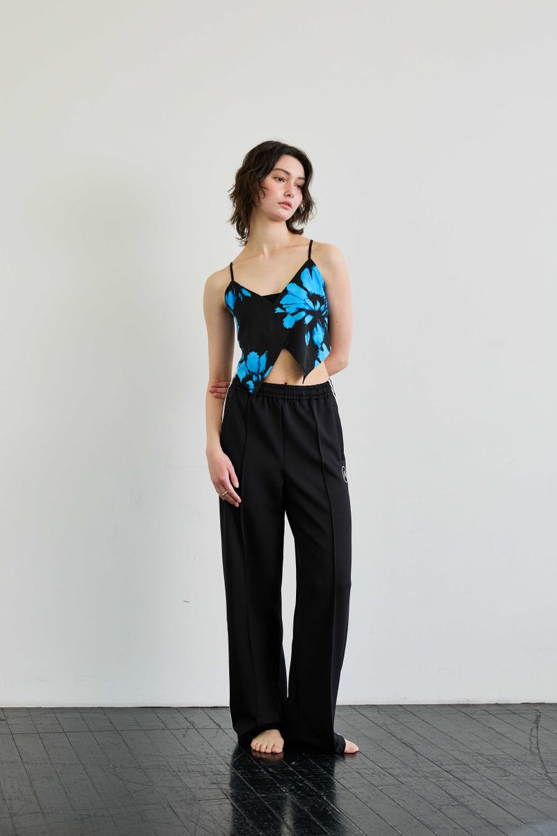 FLUTTER TOP / BLUE