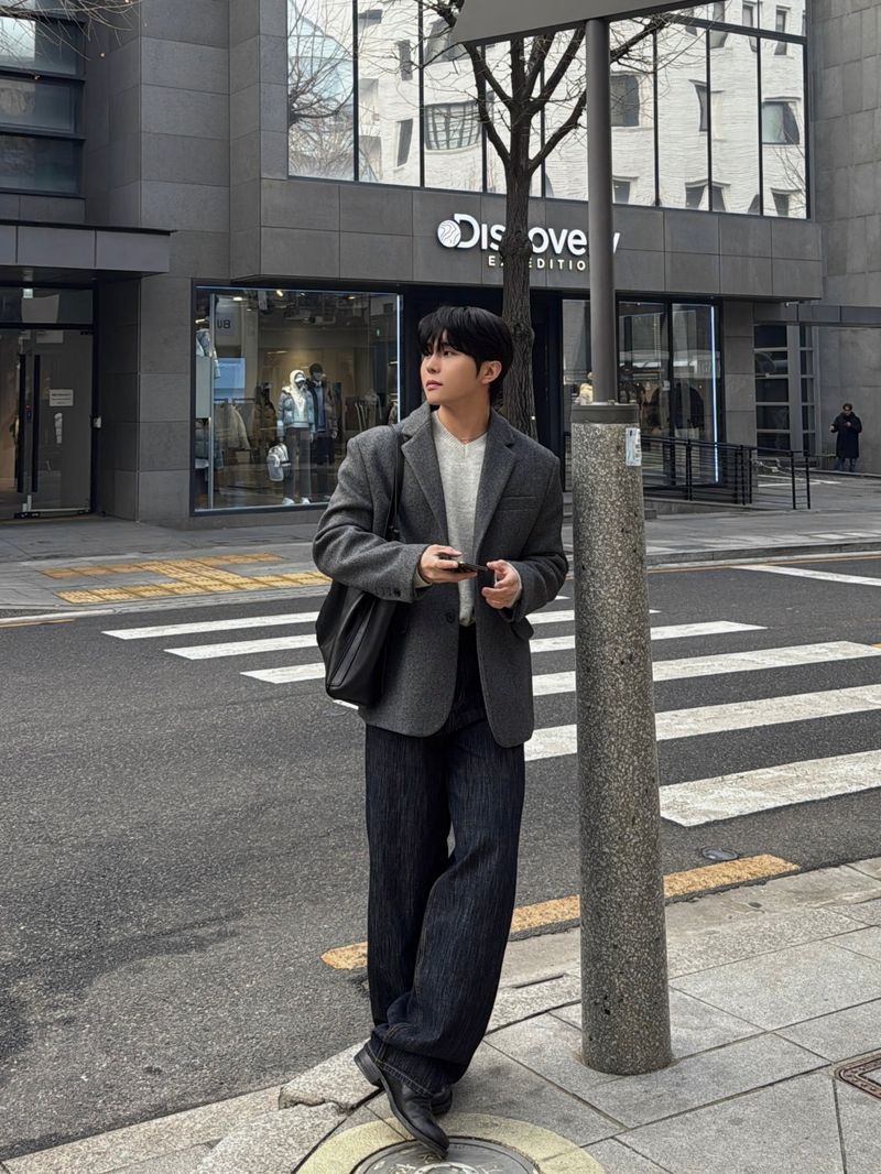 Duns wool blazer jacket