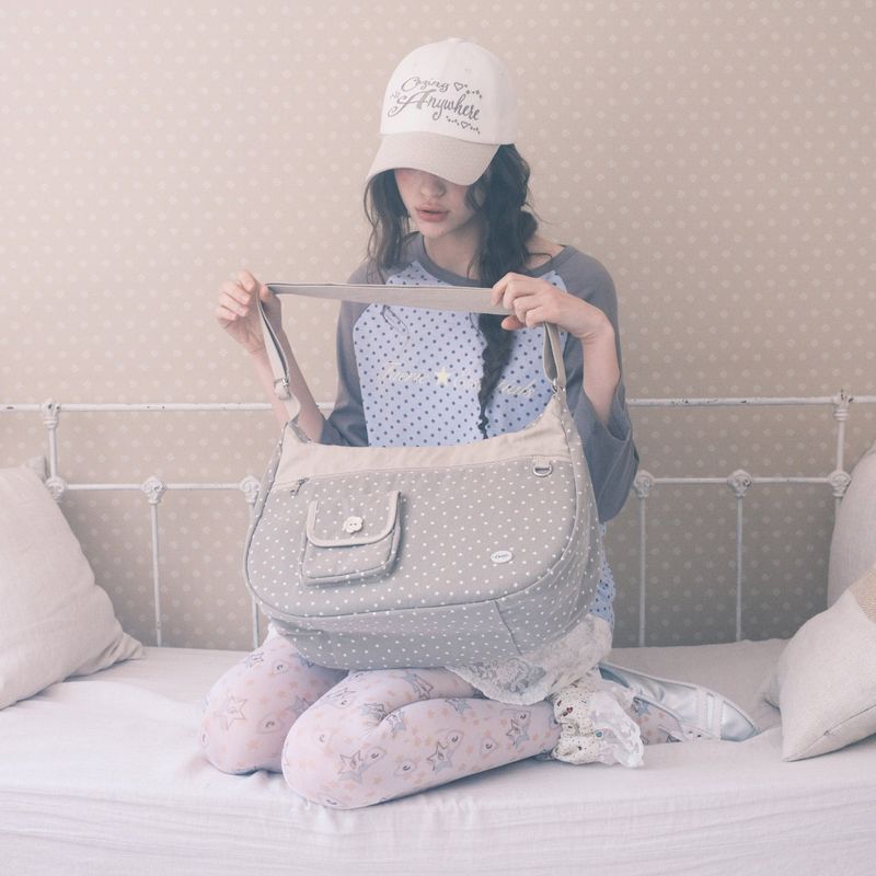 Star messenger bag_beige