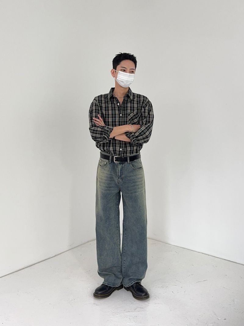 SP Check Standard Cotton Shirt (3C)