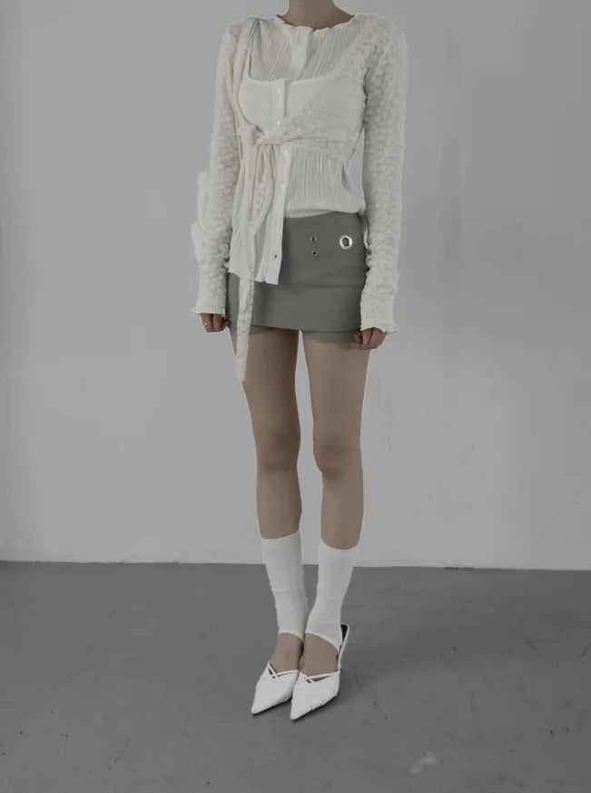 Noi Eyelet Skirt Pants