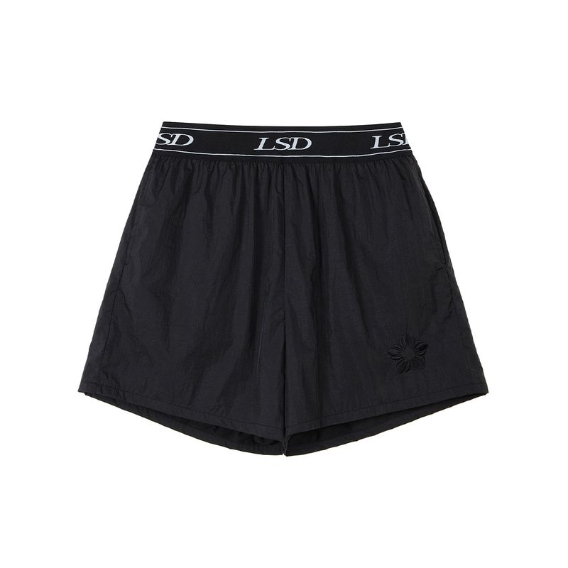 ULKIN（オルキン）の「[24SS LSD COLLECTION] LSD ロゴ ナイロン ショーツ_ブラック（パンツ）」
