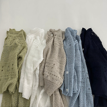 Windy Hill Punching Summer Cardigan