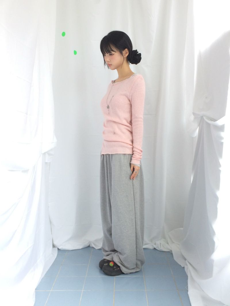 loose fit basic jogger pants