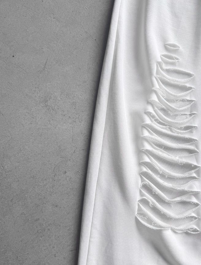 Fray Cutout Sweatpants
