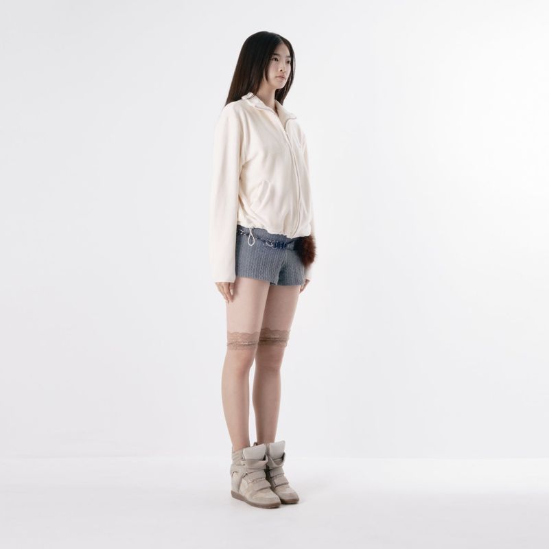 Snow fleece zip-up 002