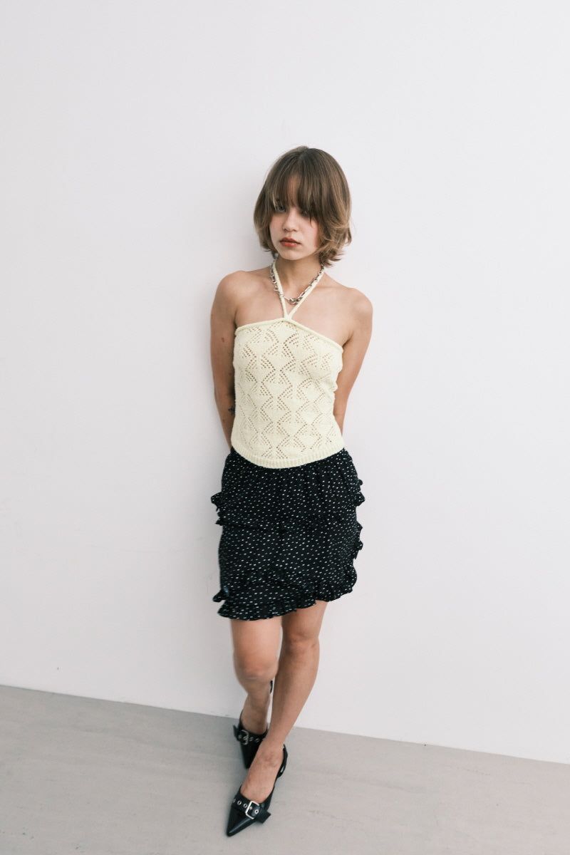 frill skirt (dot)