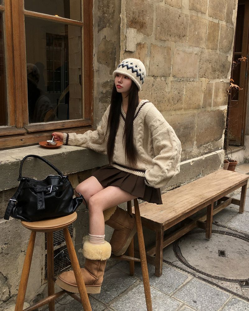 [ORIGINAL] After Platform Long Mouton Boots