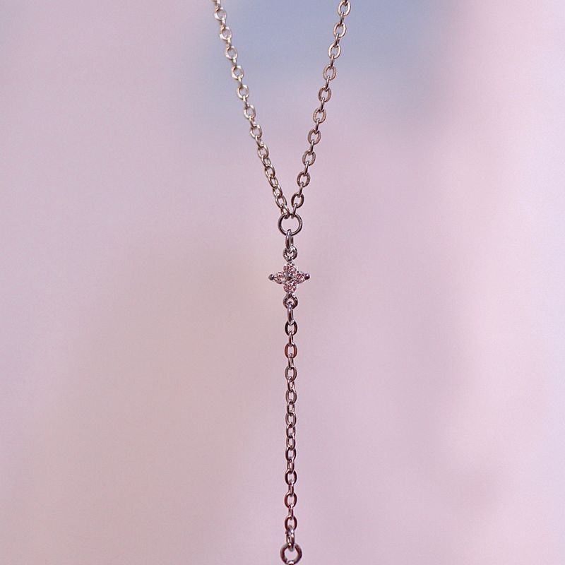 y shape necklace