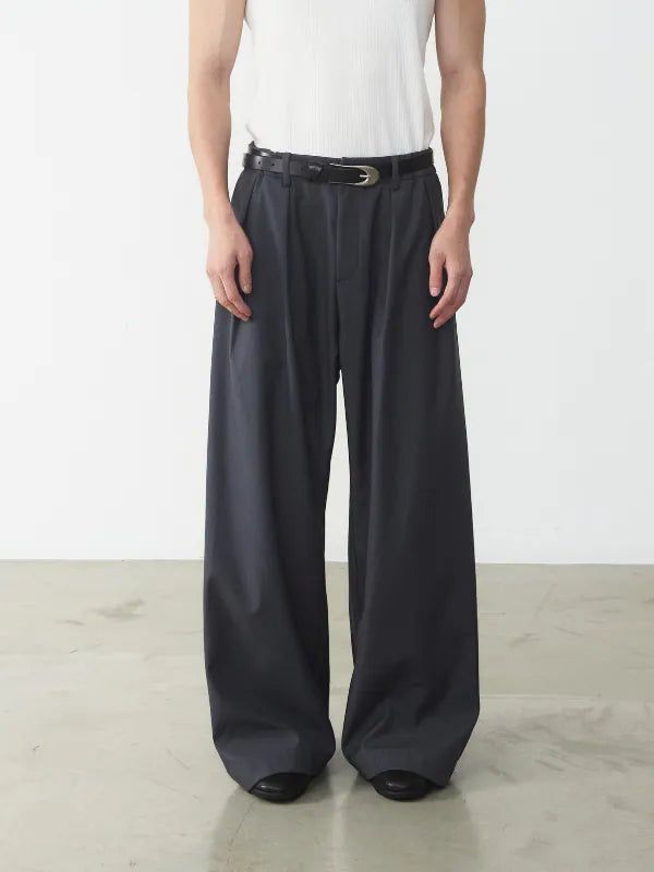 Remesso（レメッソ）の「PT1 Pleated Wide-Leg Trousers（Pants）」