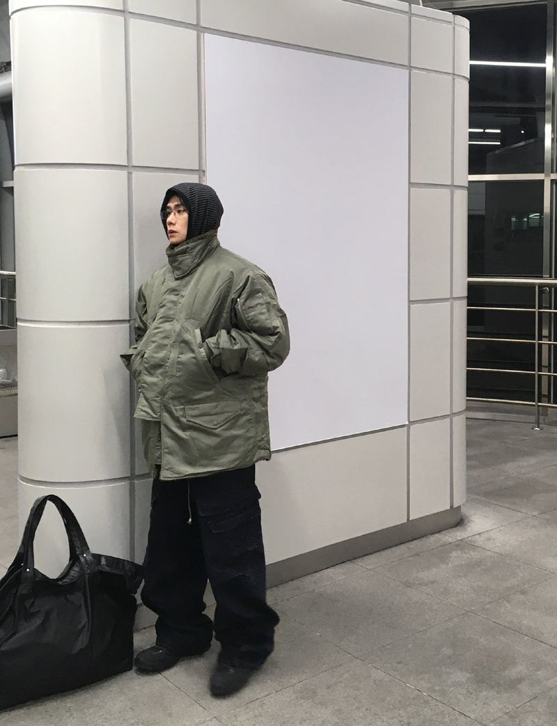 No.1548 nylon parka F JK