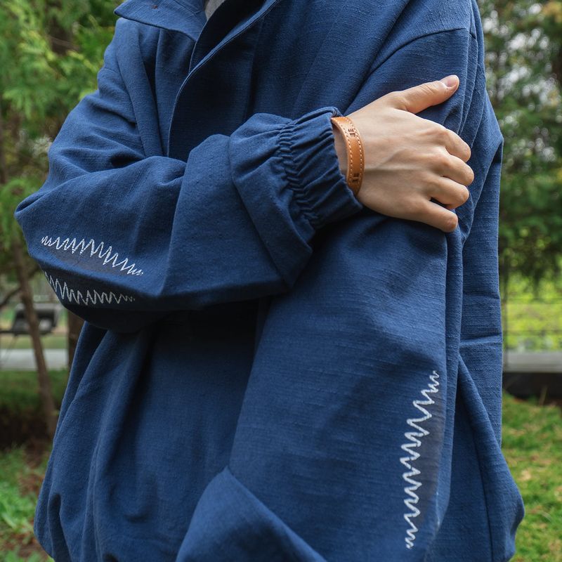 Pullover work shirt / Blue