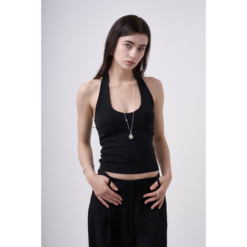 N.023/SHELL LONG CHAIN NECKLACE