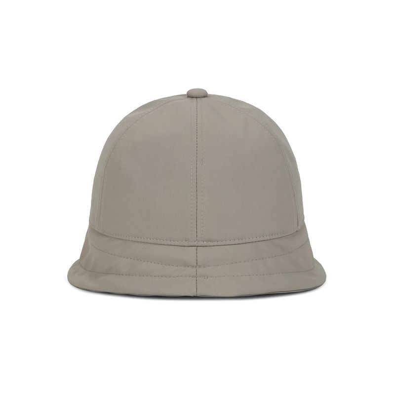 VA Curved Stud Nylon Bonnet Hat / Warmtaupe