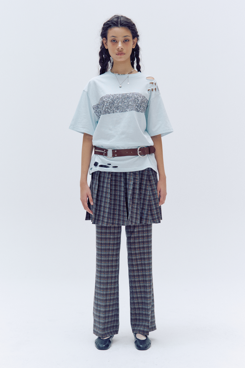 CHECKERED SKIRT