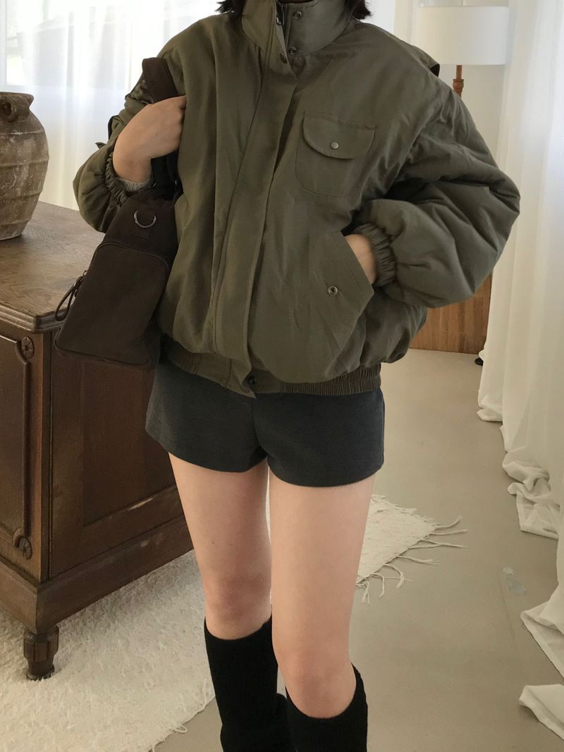 Bender High-Neck Padded Jumper (2 colors)