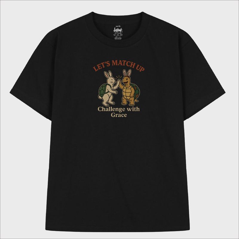 Lets Match Up Bunny&Turtle T-Shirt (3color)